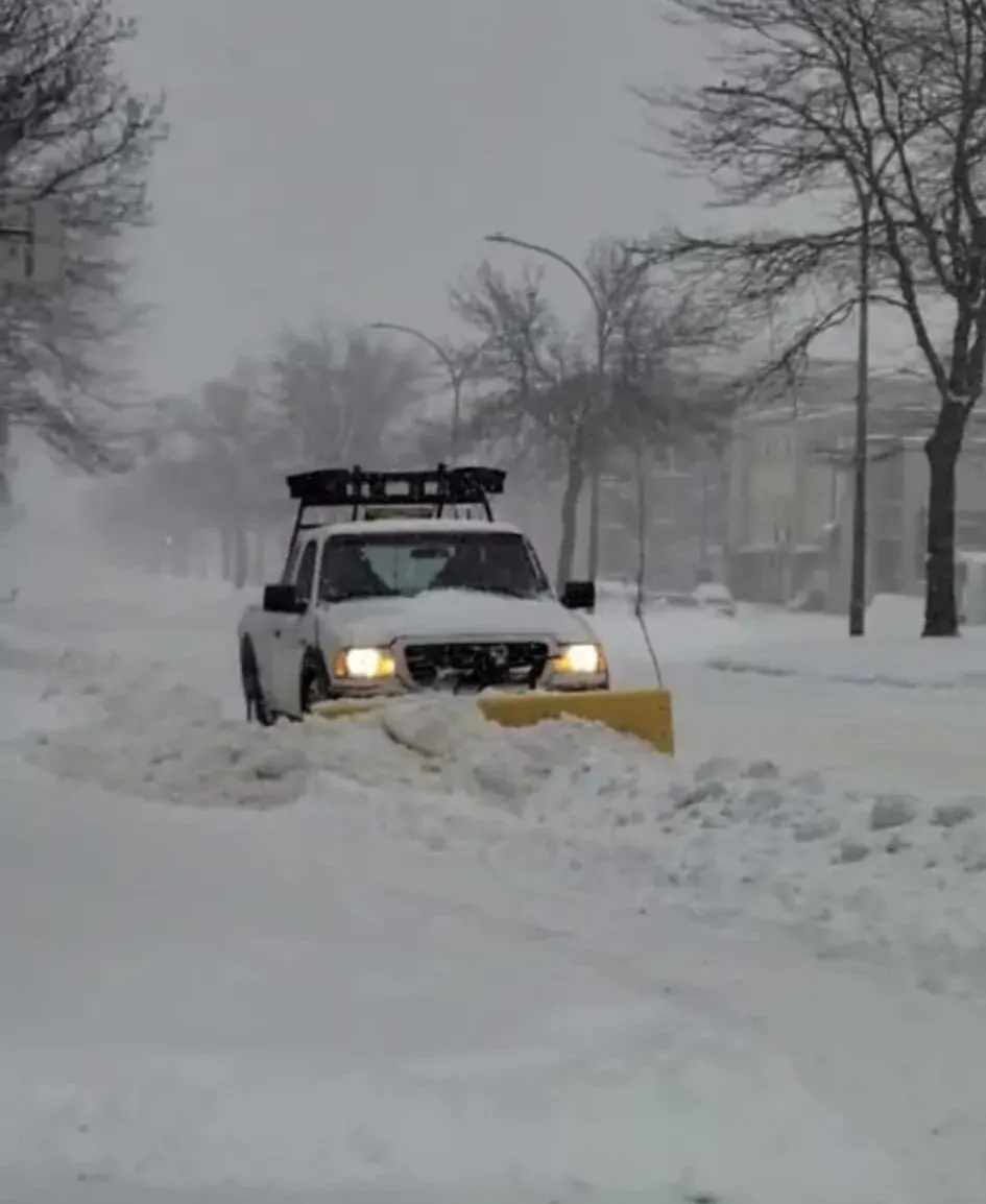 Réalisation de déneigement — vue 2